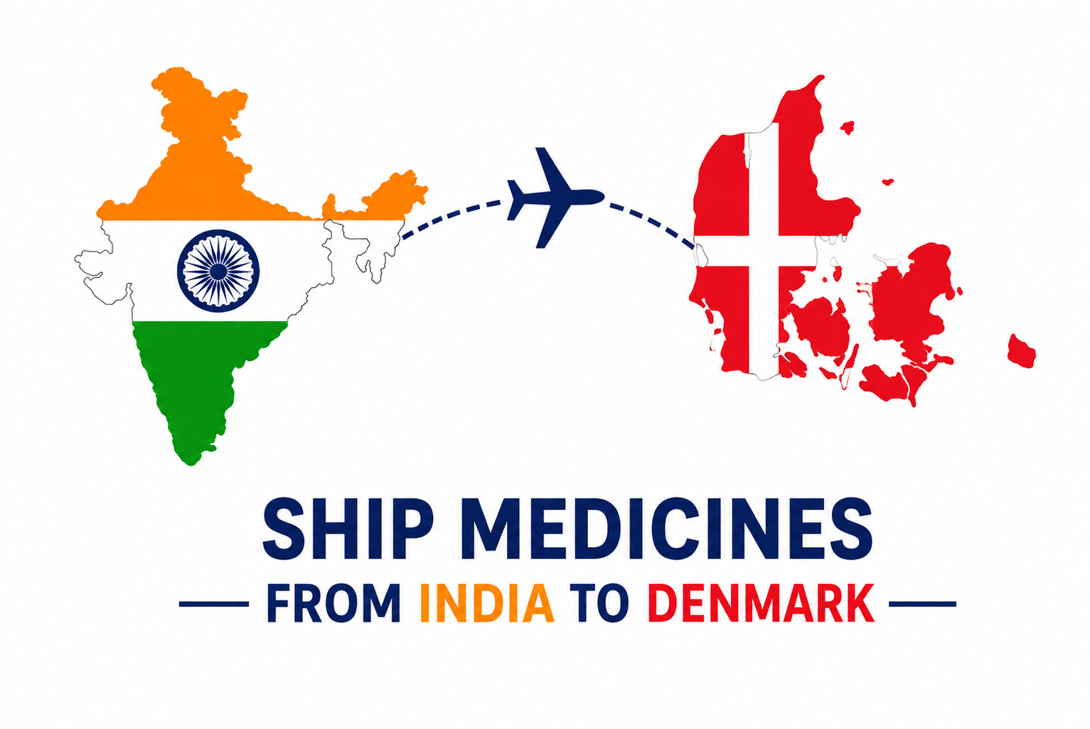 Medicine Courier From India to Denmark - Safe Shipping